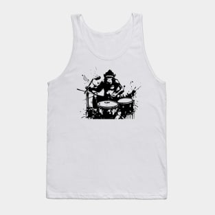 monkey playing the drums Tank Top